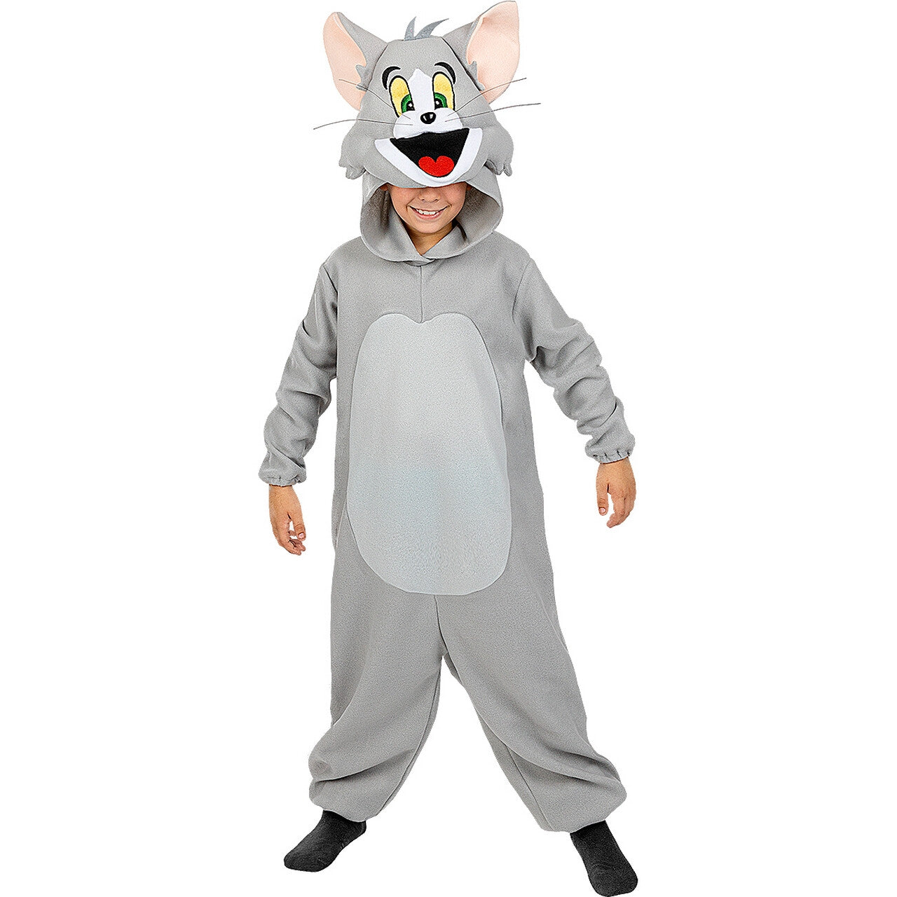 Op deze afbeelding zie je een Kostuums, van het merk Funidelia. Tom De Tekenfilm Kater Onesie Kind Kostuum