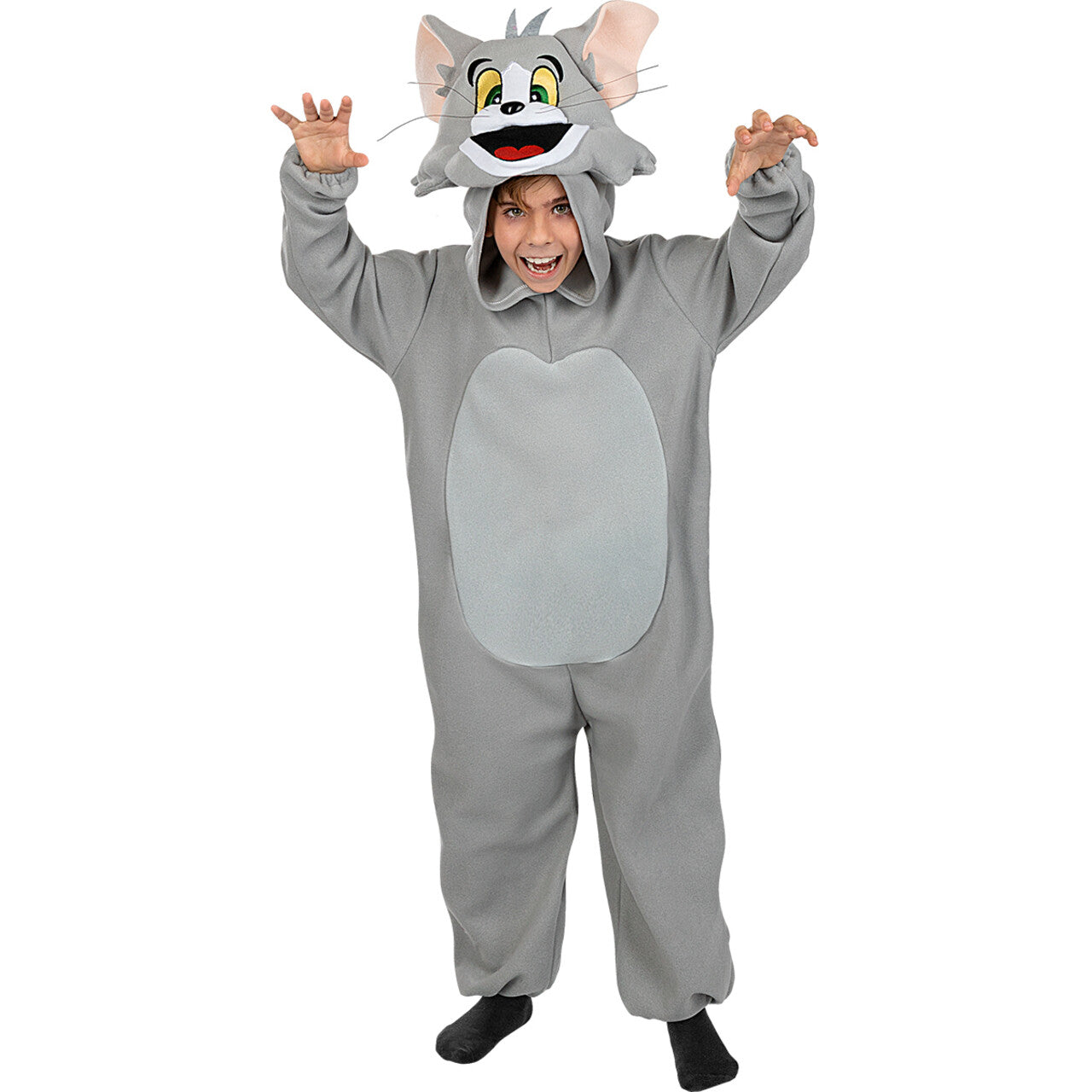 Op deze afbeelding zie je een Kostuums, van het merk Funidelia. Tom De Tekenfilm Kater Onesie Kind Kostuum