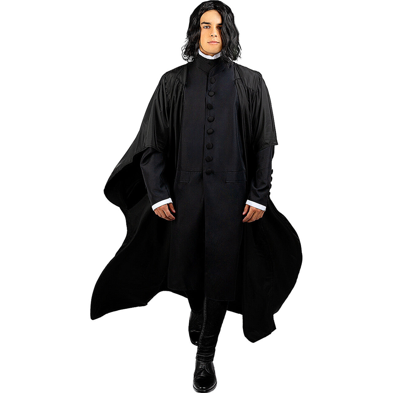 Op deze afbeelding zie je een Kostuums, van het merk Funidelia. Severus Snape Harry Potter Man Kostuum