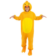 Op deze afbeelding zie je een Kostuums, van het merk Funidelia. Geel Kuiken Onesie Kostuum