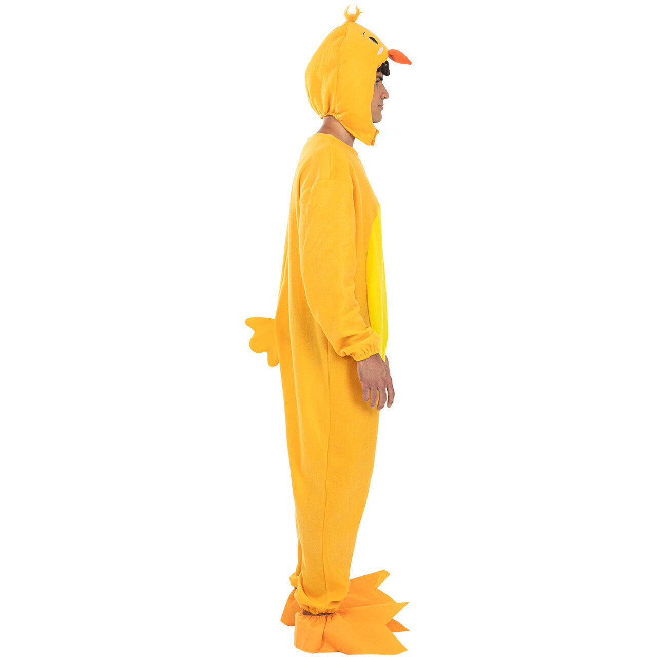 Op deze afbeelding zie je een Kostuums, van het merk Funidelia. Geel Kuiken Onesie Kostuum