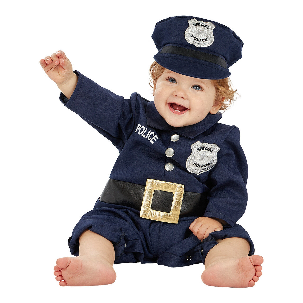 Op deze afbeelding zie je een Kostuums, van het merk Funidelia. Poop Patrol Politie Kind Kostuum