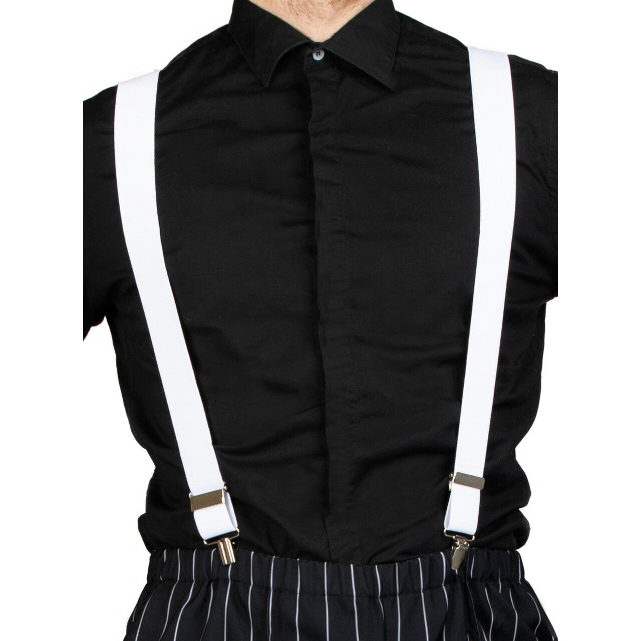 Op deze afbeelding zie je een Accessoires, van het merk Funidelia. Bretels Wit Maffia Style