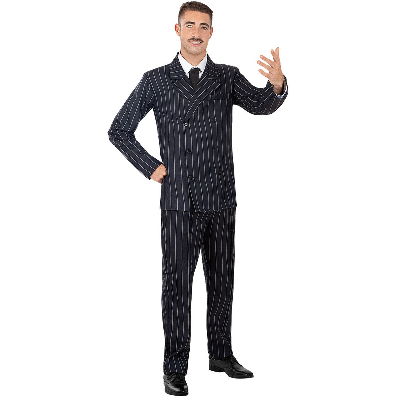 Op deze afbeelding zie je een Kostuums, van het merk Funidelia. Statige Gomez Addams The Addams Family Man Kostuum