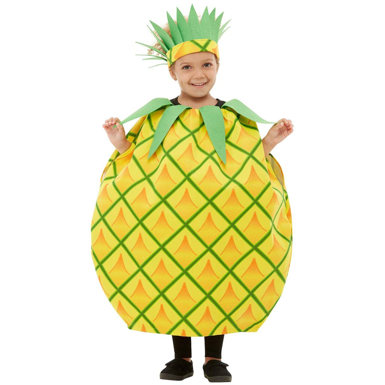 Op deze afbeelding zie je een Kostuums, van het merk Funidelia. Anna Ananananas Kind Kostuum