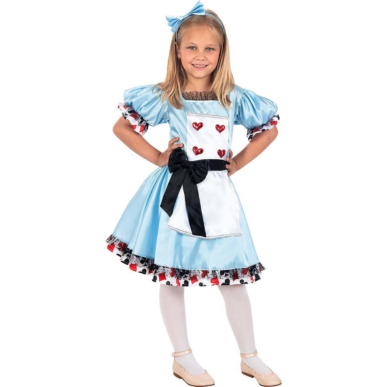 Op deze afbeelding zie je een Kostuums, van het merk Funidelia. Alice In Wonderschoonland Meisje Kostuum