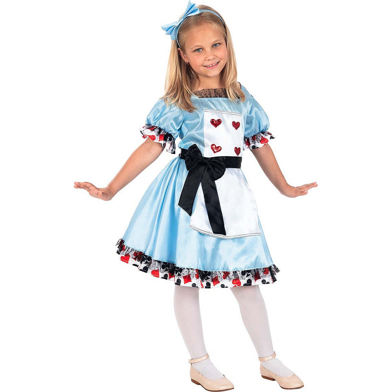 Op deze afbeelding zie je een Kostuums, van het merk Funidelia. Alice In Wonderschoonland Meisje Kostuum