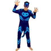 Op deze afbeelding zie je een Kostuums, van het merk Funidelia. Catboy In Pyama Held Man Kostuum