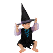 Op deze afbeelding zie je een Kostuums, van het merk Funidelia. Cute Baby Heksje Meisje Kostuum