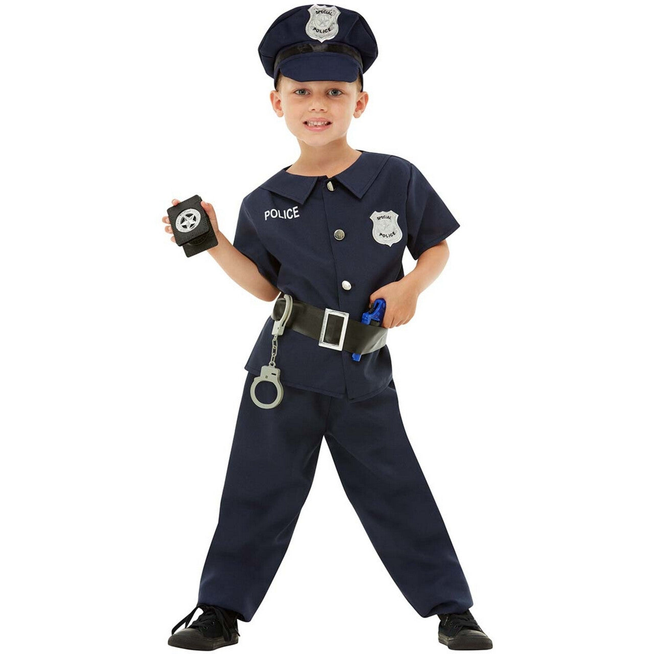 Op deze afbeelding zie je een Kostuums, van het merk Funidelia. Houd De Dief Special Police Kind Jongen Kostuum