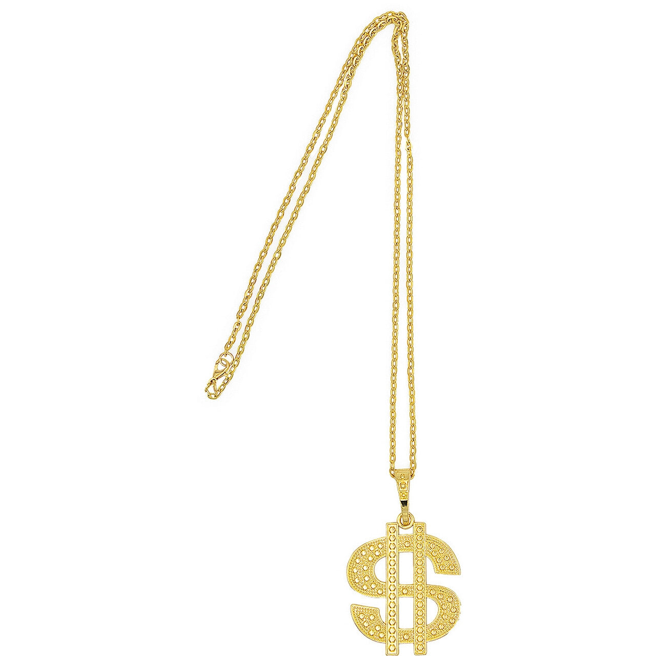 Op deze afbeelding zie je een Accessoires, van het merk Funidelia. Bling Bling Dollar Ketting