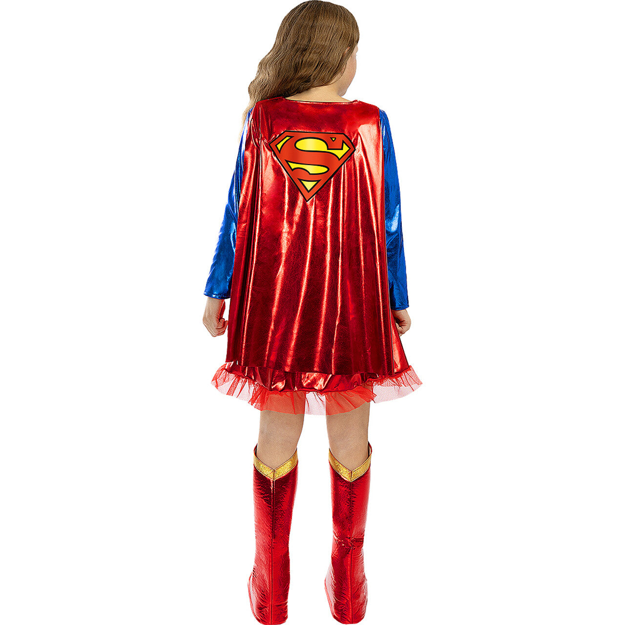 Op deze afbeelding zie je een Kostuums, van het merk Funidelia. Deluxe Superduper Girl Kind Meisje Kostuum