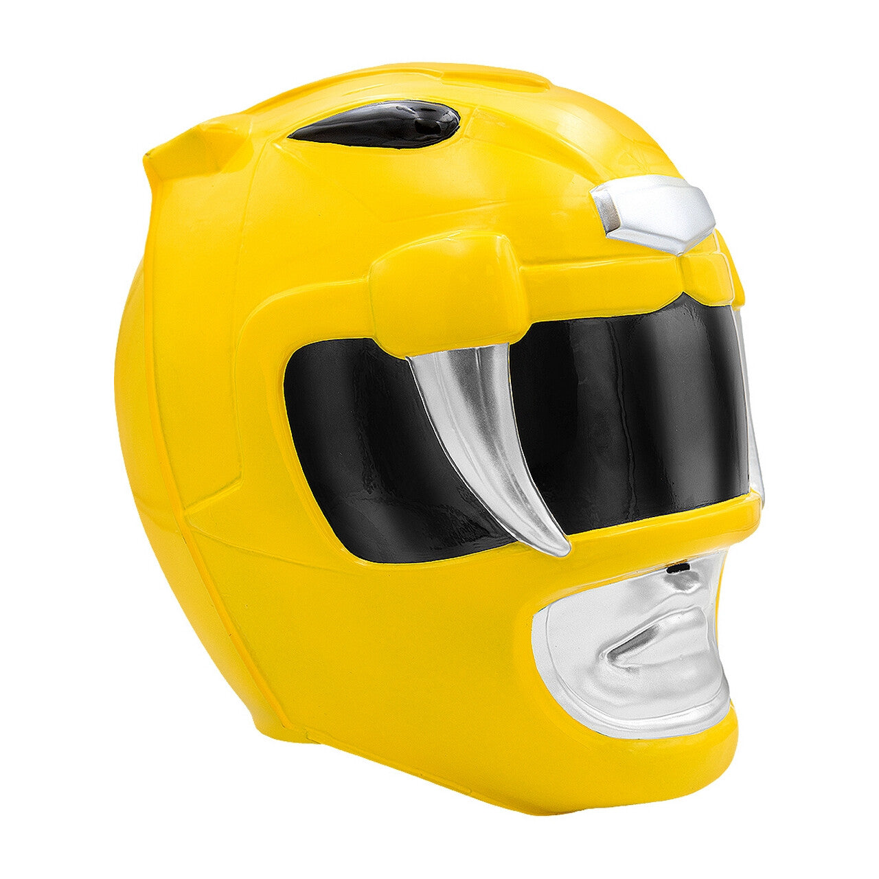 Op deze afbeelding zie je een Accessoires, van het merk Funidelia. Sabeltand Gele Power Ranger Helm