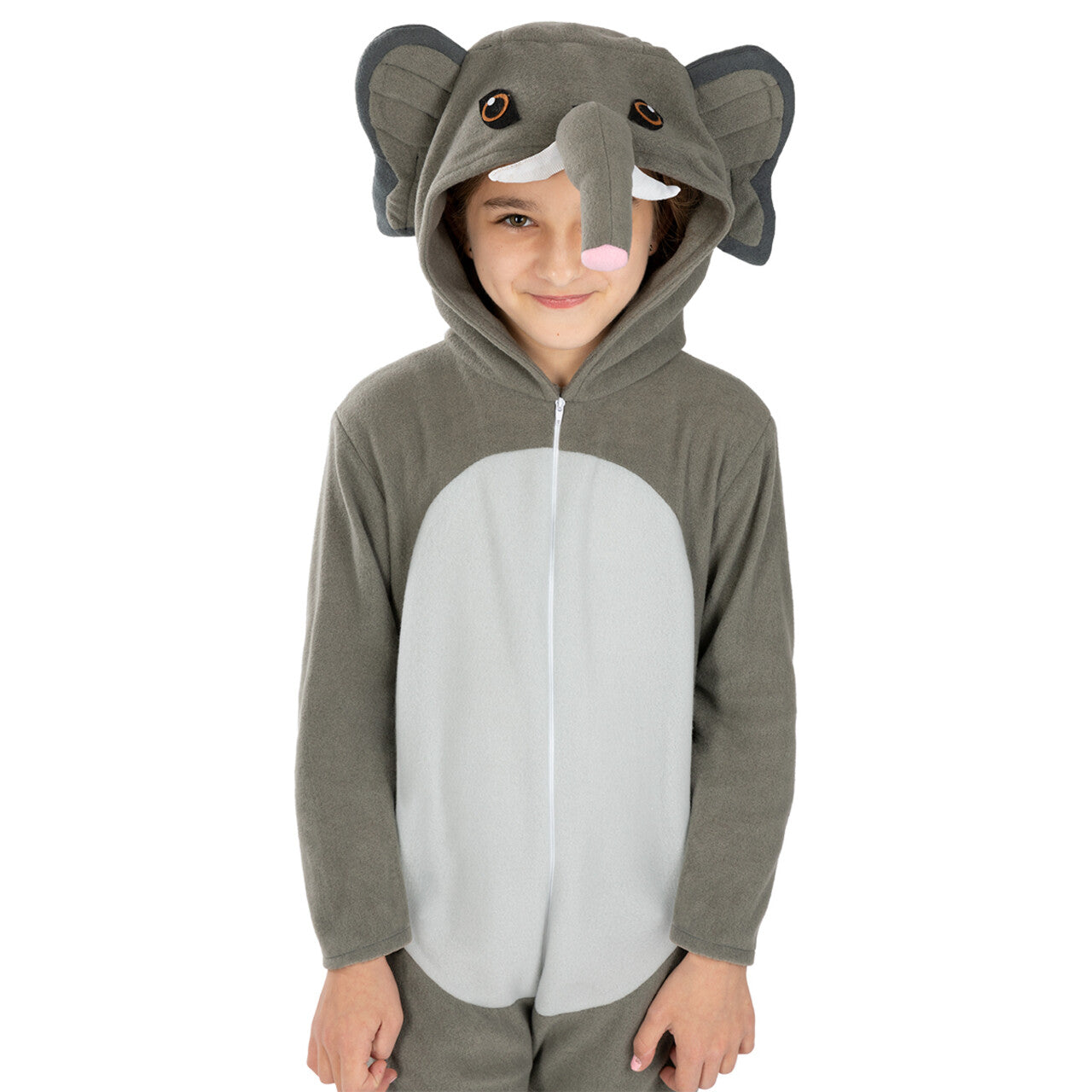 Op deze afbeelding zie je een Kostuums, van het merk Funidelia. Tetterende Olifant Ollie Kind Kostuum