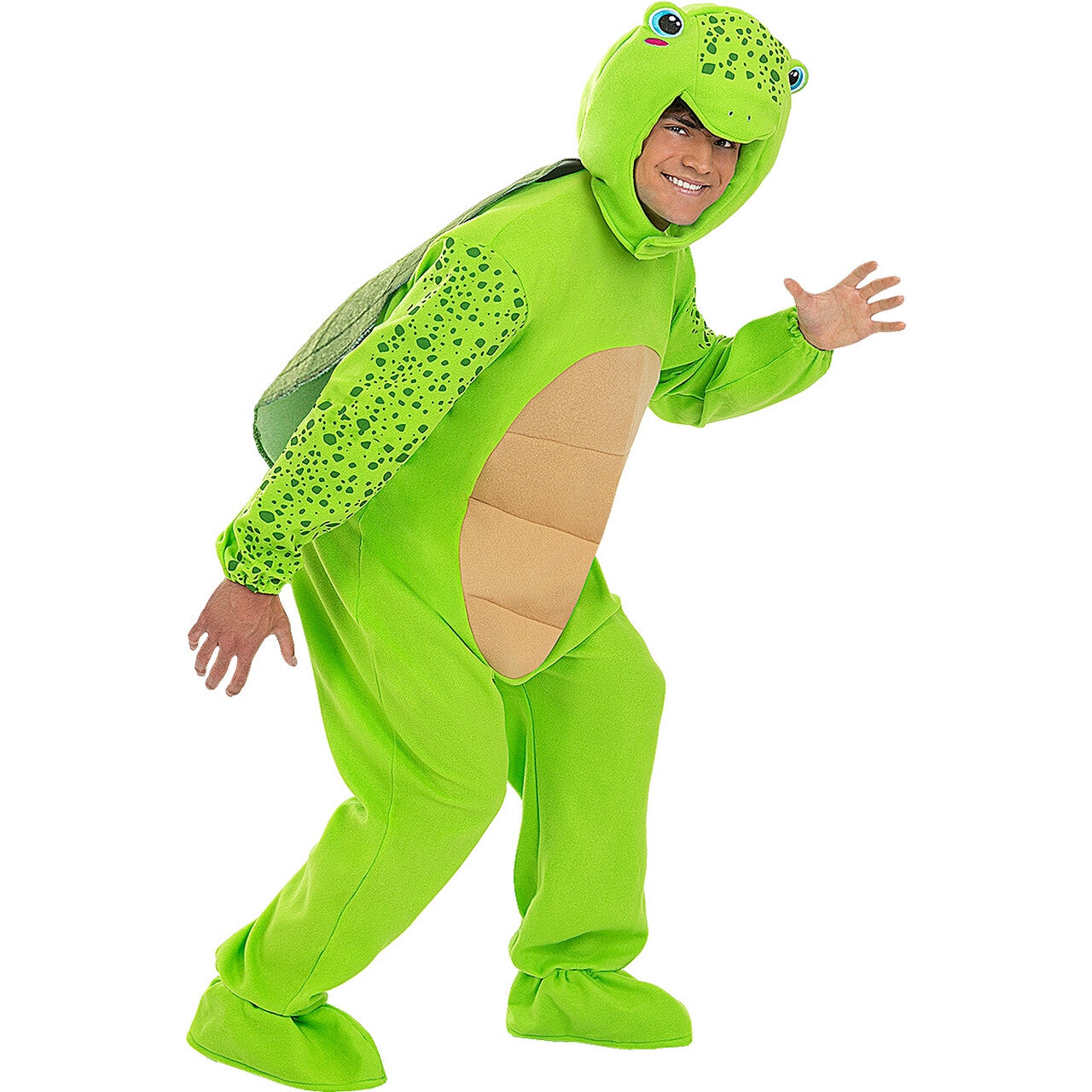 Op deze afbeelding zie je een Kostuums, van het merk Funidelia. Uit Zijn Schild Gekropen Schildpad Kostuum