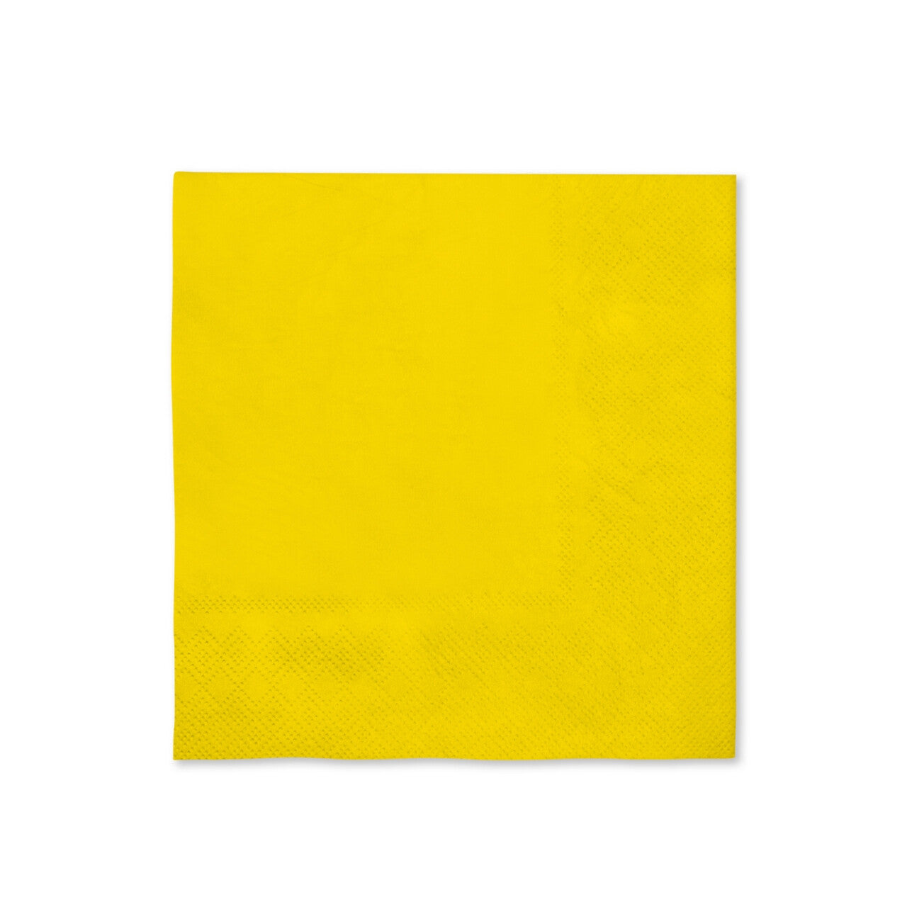 Op deze afbeelding zie je een Decoratie, van het merk Funidelia. 16 Knalgele Servetten 33x33cm