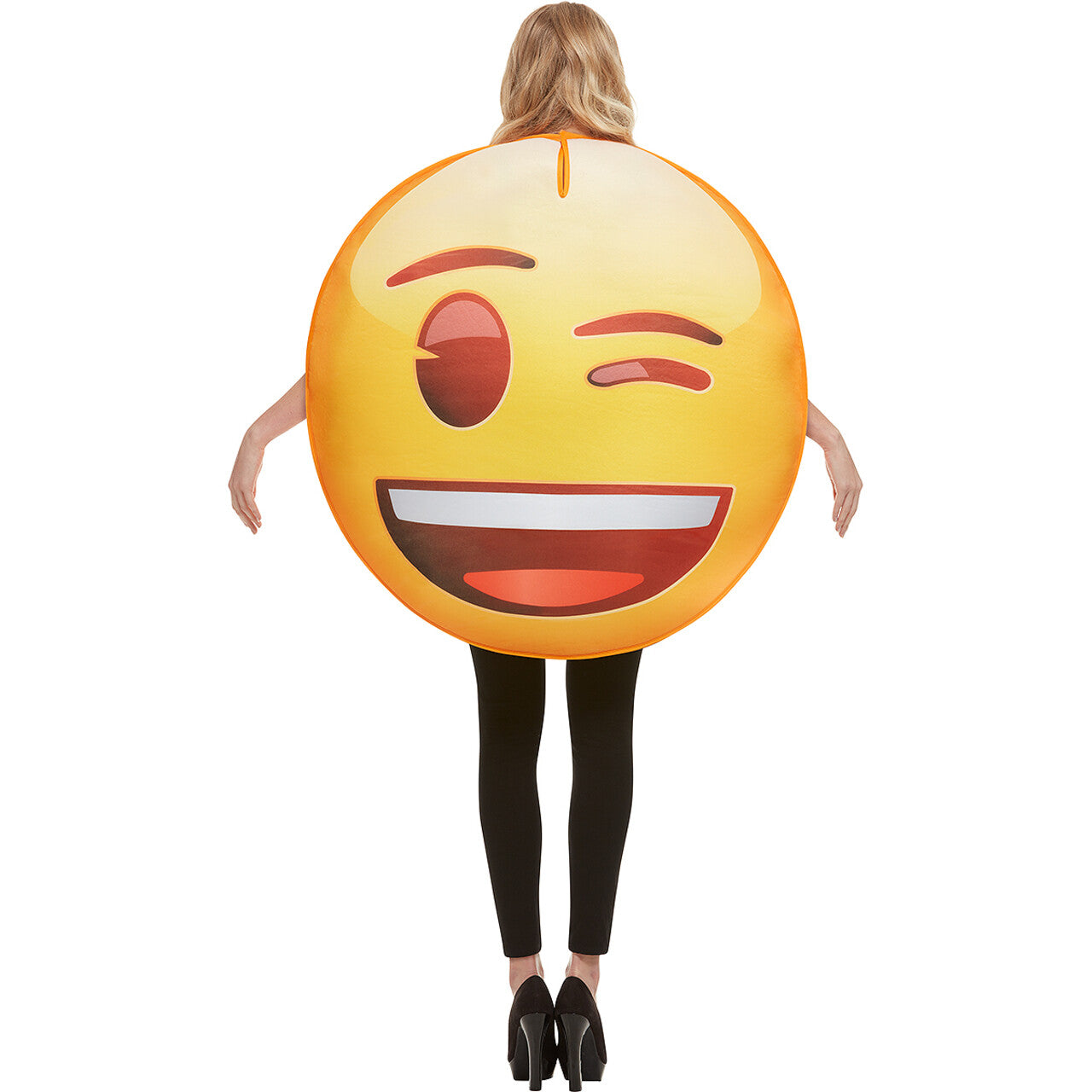 Op deze afbeelding zie je een Kostuums, van het merk Funidelia. Vet Knipoog Emoji Kostuum