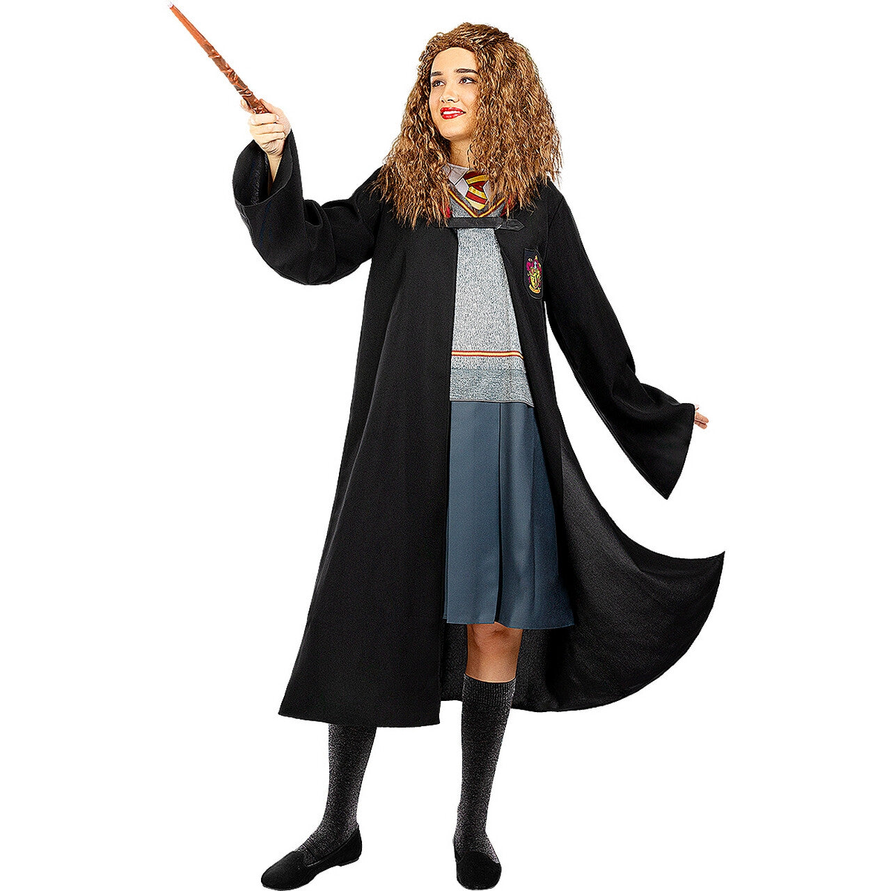 Op deze afbeelding zie je een Kostuums, van het merk Funidelia. Hermelien Granger School Uniform Harry Potter Vrouw Kostuum
