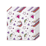 Op deze afbeelding zie je een Decoratie, van het merk Funidelia. 16 Fantasie Eenhoorn Servetten 33x33cm