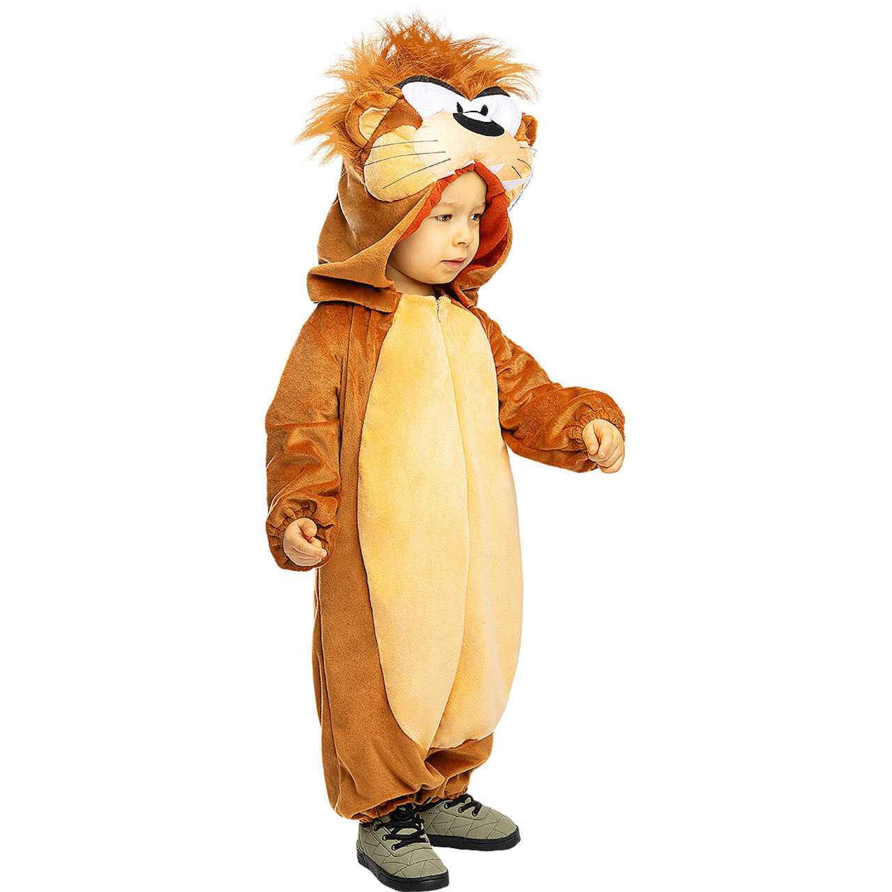 Op deze afbeelding zie je een Kostuums, van het merk Funidelia. Taz Wervelende Tasmaanse Duivel Onesie Kind Kostuum