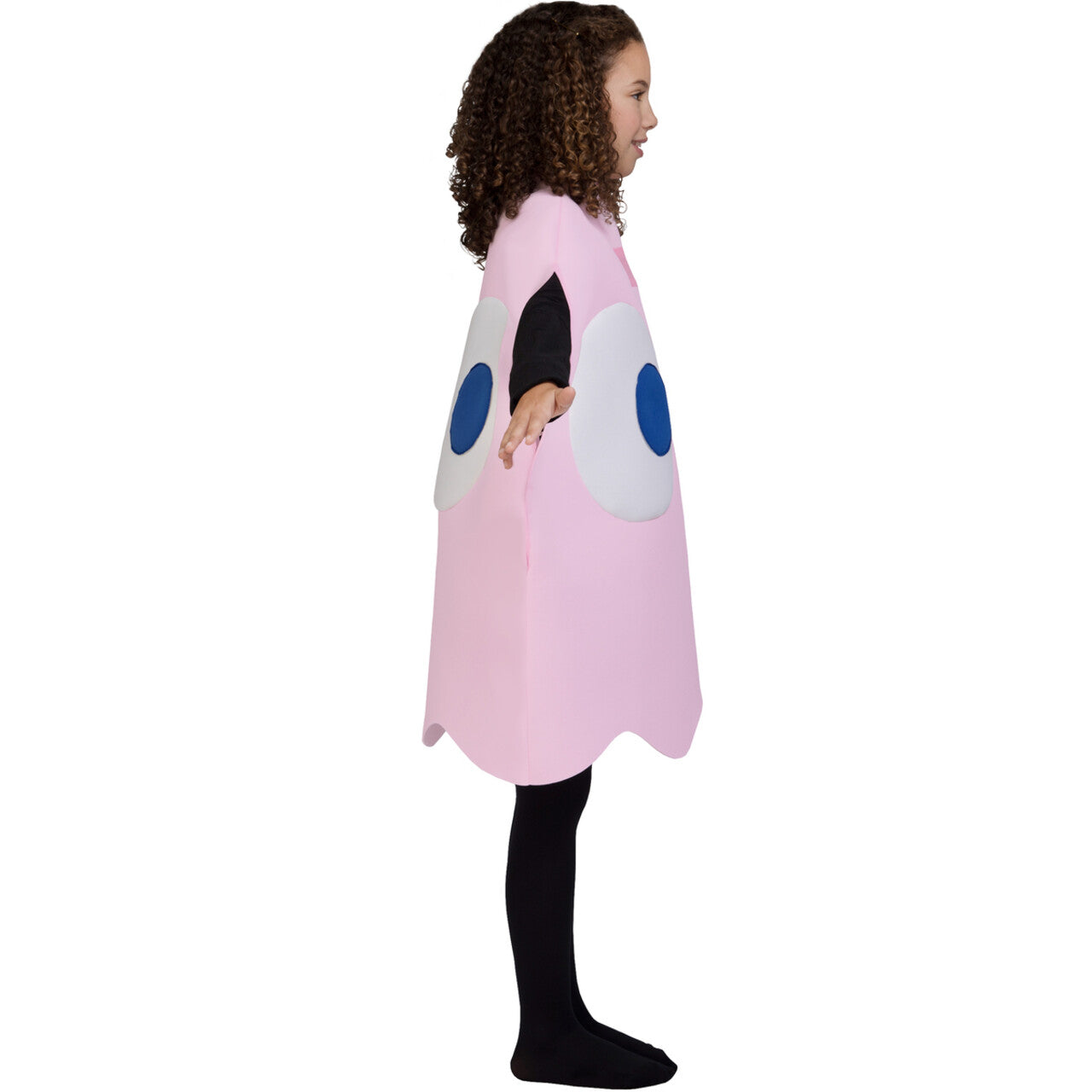 Op deze afbeelding zie je een Kostuums, van het merk Funidelia. Pinky The Cute Ghost Pacman Kind Kostuum