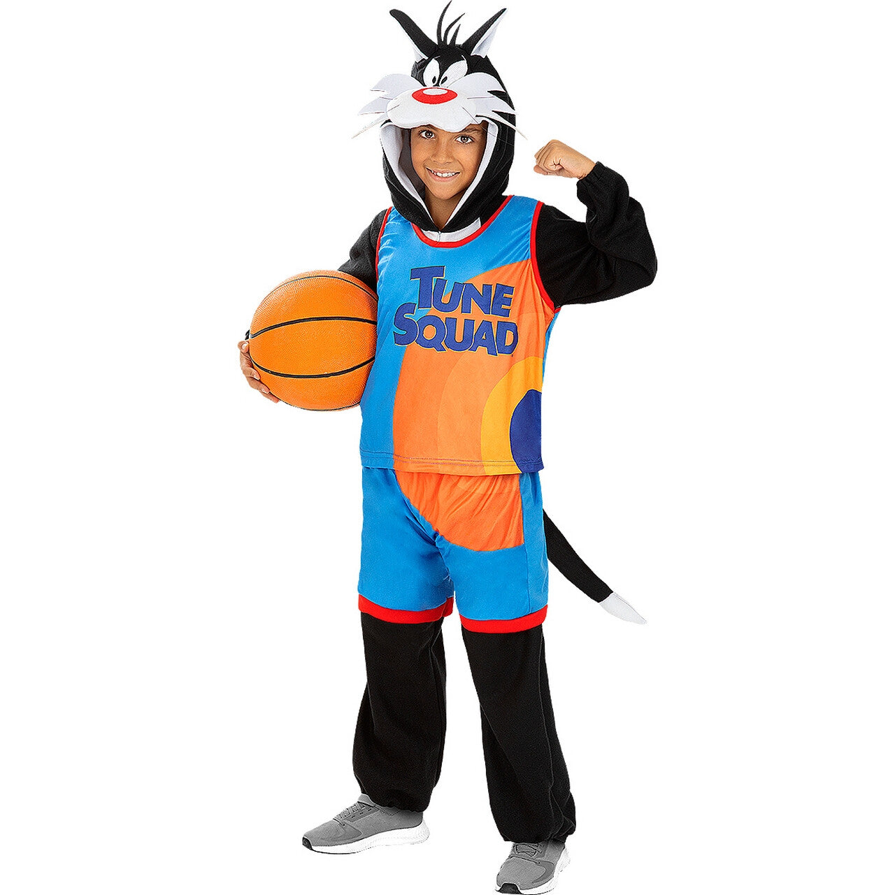 Op deze afbeelding zie je een Kostuums, van het merk Funidelia. Sylvester Space Jam Costume For Kids Looney Tunes Kind Kostuum