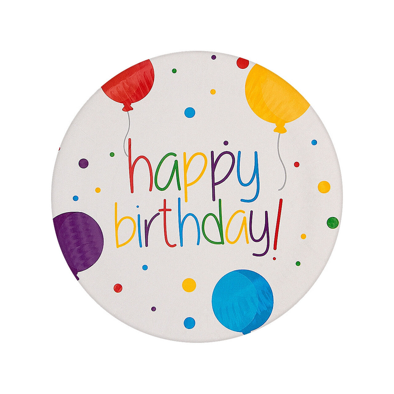 Op deze afbeelding zie je een Decoratie, van het merk Funidelia. Happy Birthday Party Bordjes 8 Stuks