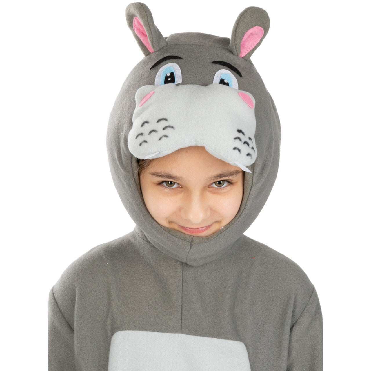 Op deze afbeelding zie je een Kostuums, van het merk Funidelia. Hippe Nijlpaard Onesie Kind Kostuum