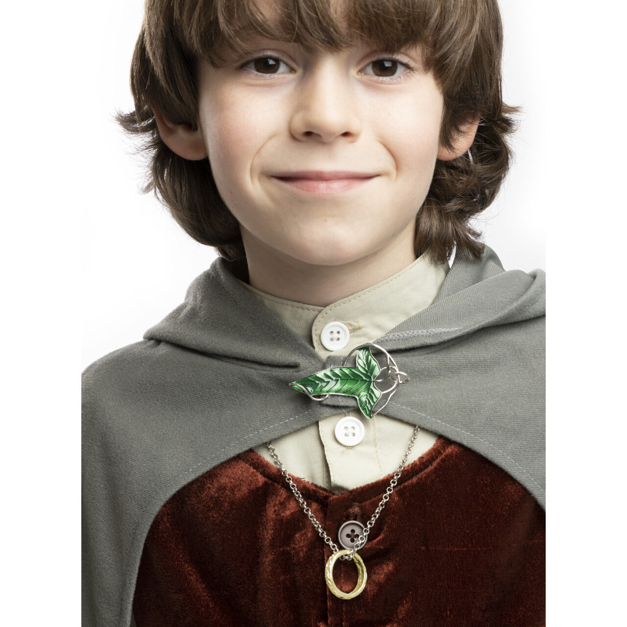 Op deze afbeelding zie je een Accessoires, van het merk Funidelia. Lorien Leaf Broche The Lord Of The Rings