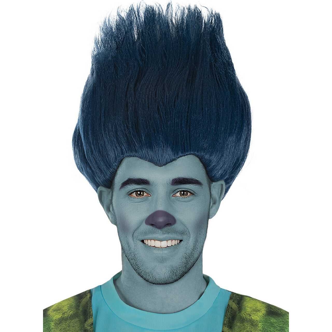 Op deze afbeelding zie je een Accessoires, van het merk Funidelia. Branch Pruik Trolls 3