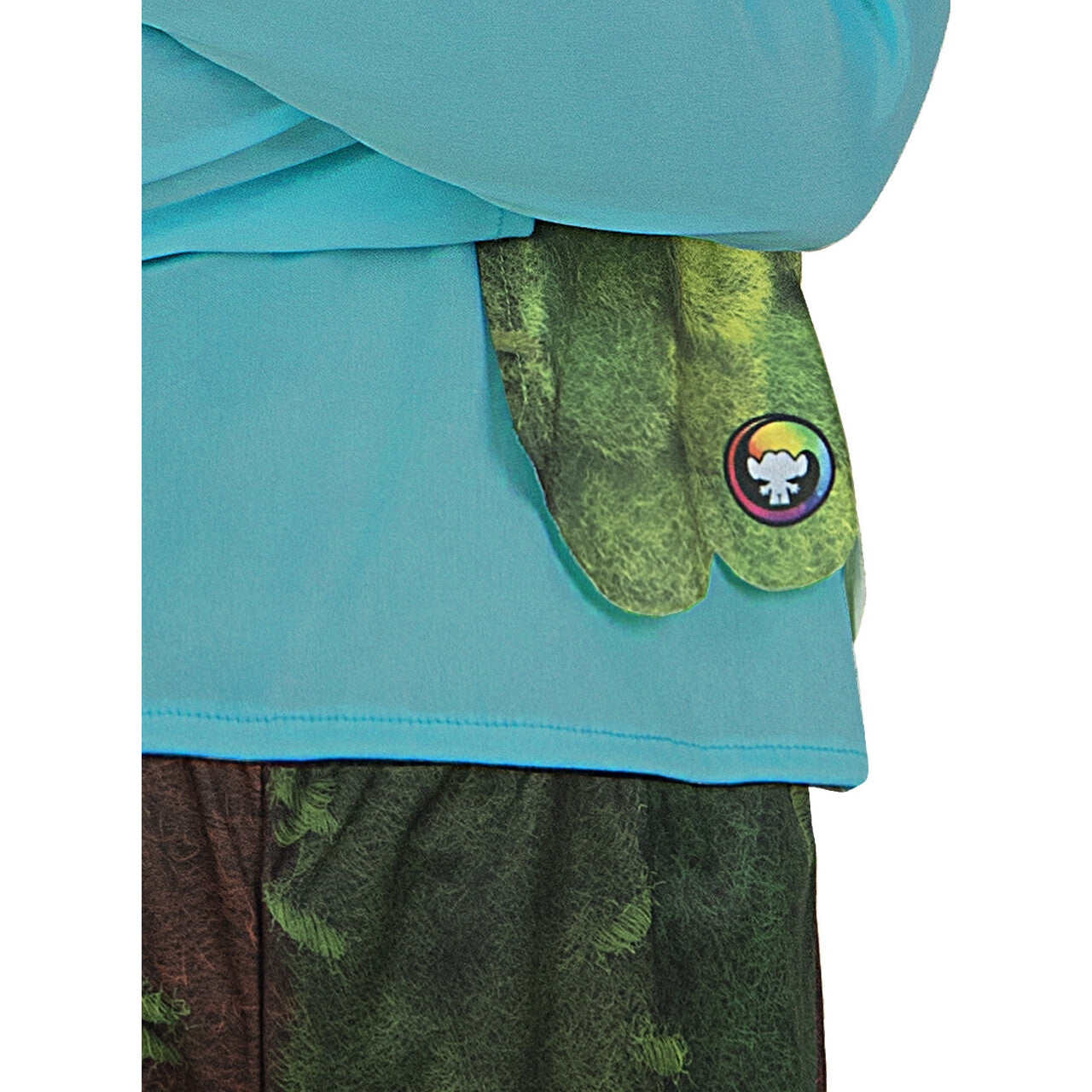 Op deze afbeelding zie je een Kostuums, van het merk Funidelia. Blue Branch Trolls 3 Kostuum