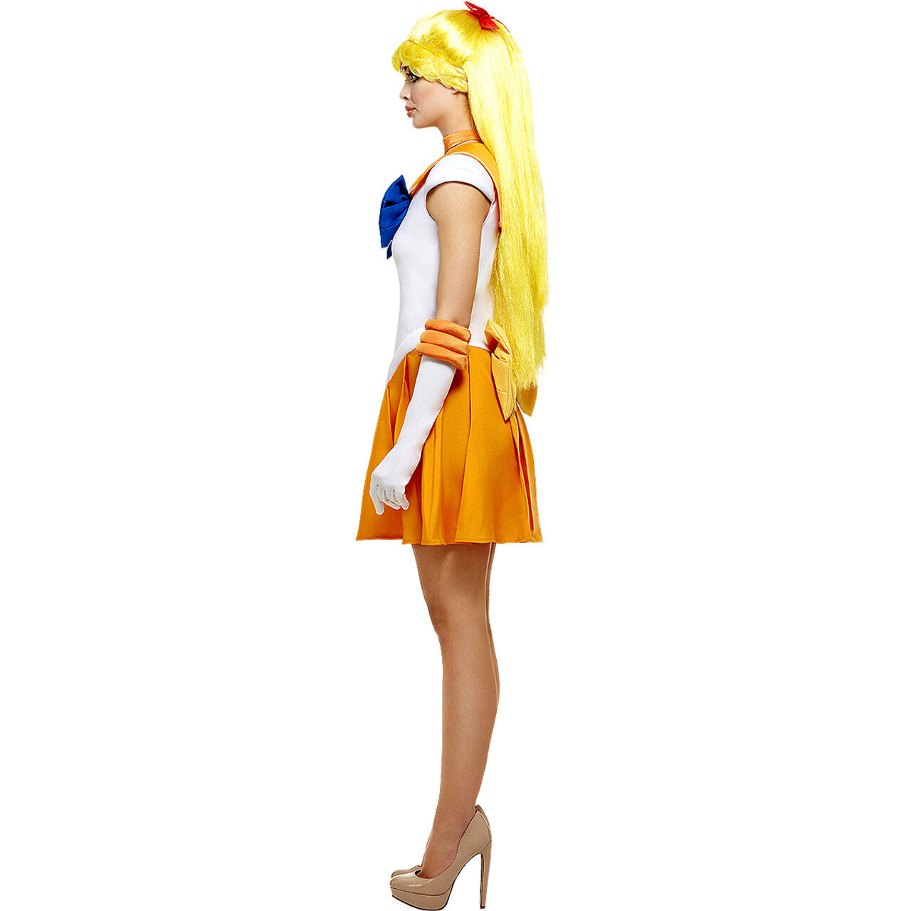 Op deze afbeelding zie je een Kostuums, van het merk Funidelia. Venus Sailor Moon Vrouw Kostuum