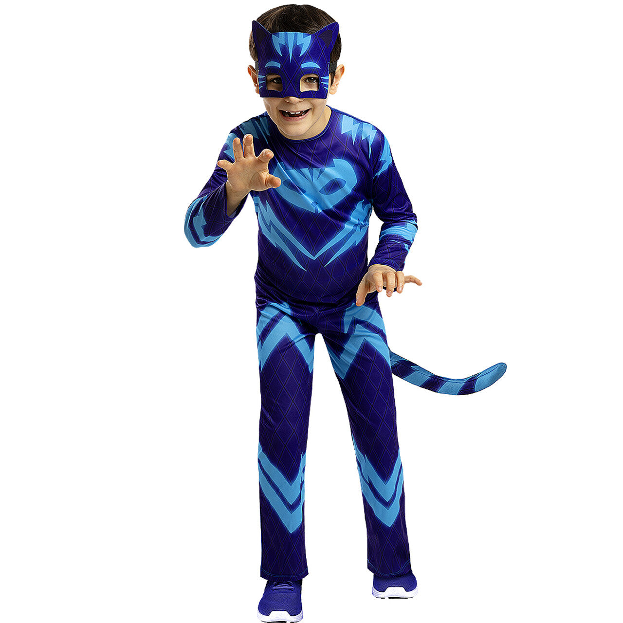 Op deze afbeelding zie je een Accessoires, van het merk Funidelia. Catboy Pj Masks Masker Blauw