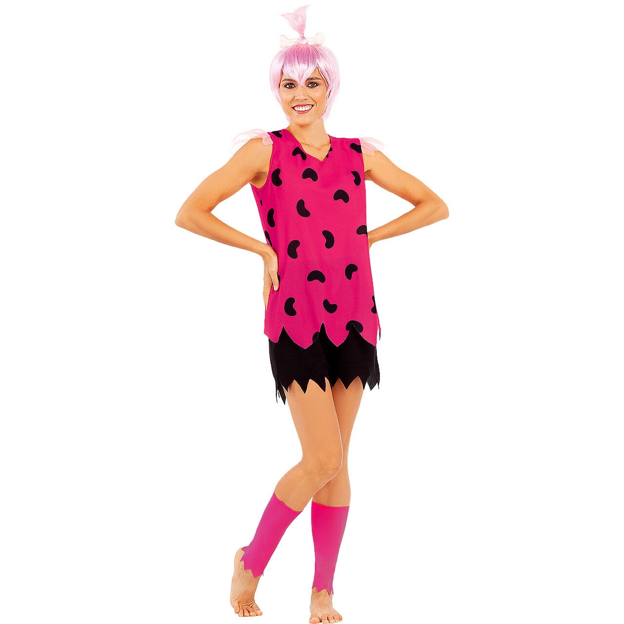 Op deze afbeelding zie je een Kostuums, van het merk Funidelia. Pebbles Van The Flintstones Vrouw Kostuum