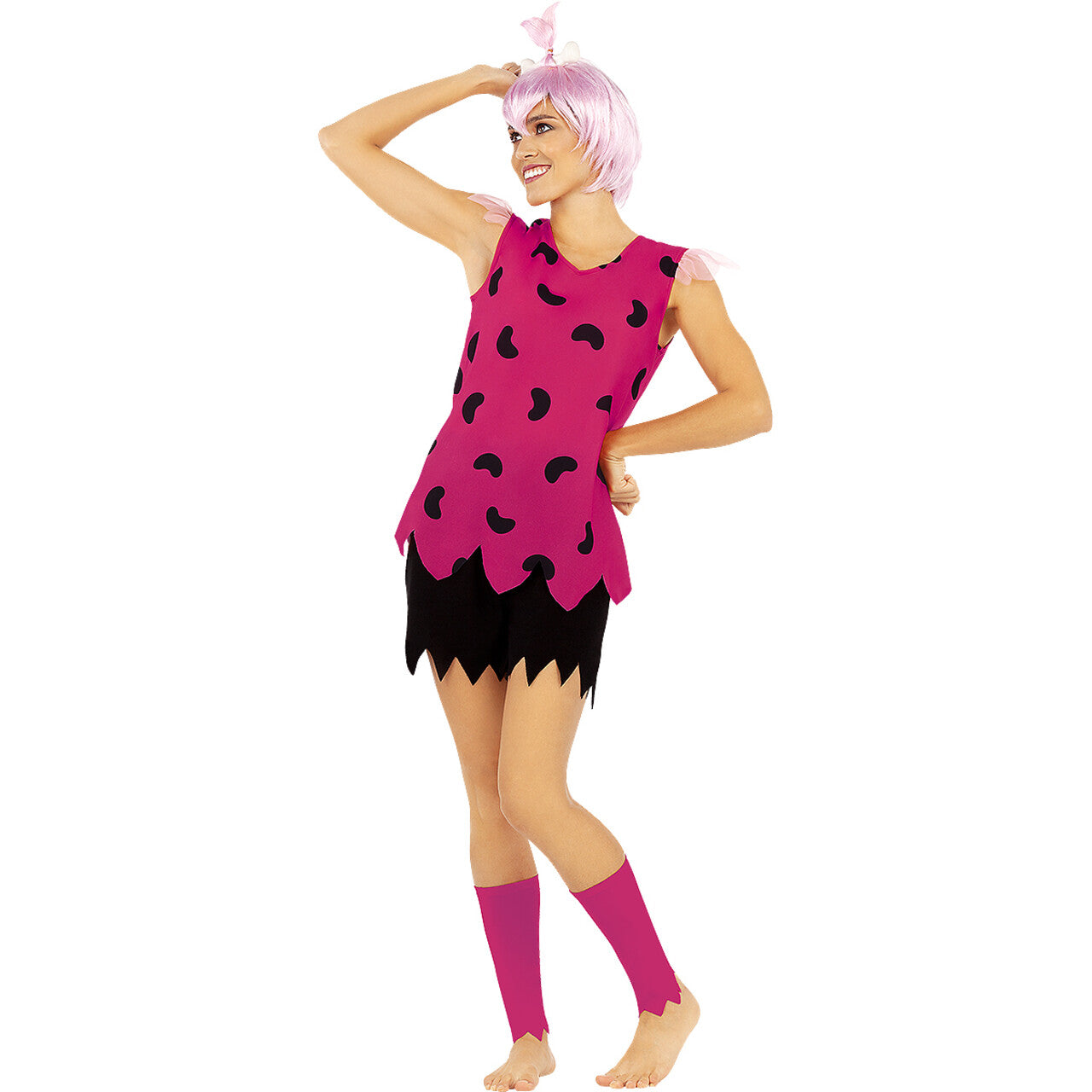 Op deze afbeelding zie je een Kostuums, van het merk Funidelia. Pebbles Van The Flintstones Vrouw Kostuum
