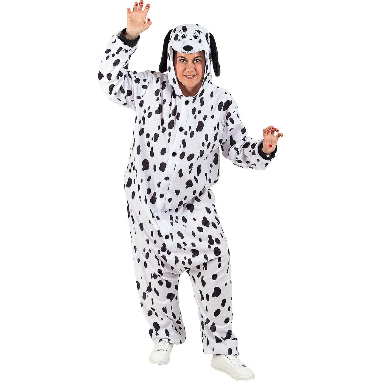 Op deze afbeelding zie je een Kostuums, van het merk Funidelia. Dolle Dalmatier Stippel Kostuum