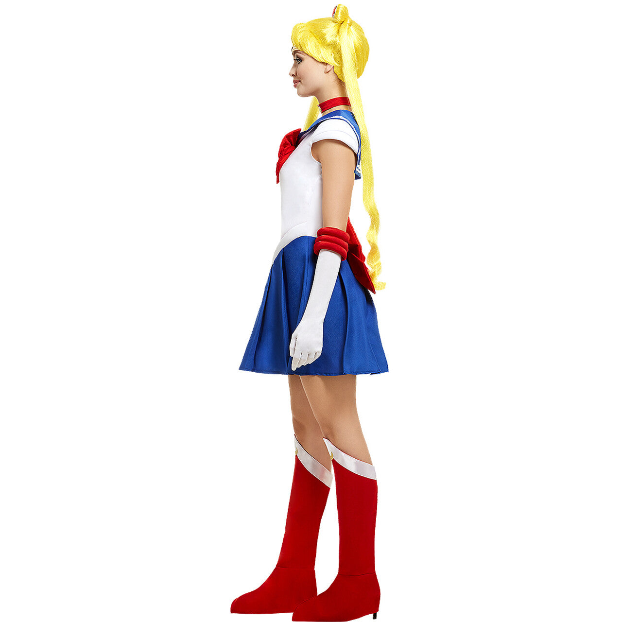 Op deze afbeelding zie je een Kostuums, van het merk Funidelia. Molly Baker Sailor Moon Vrouw Kostuum