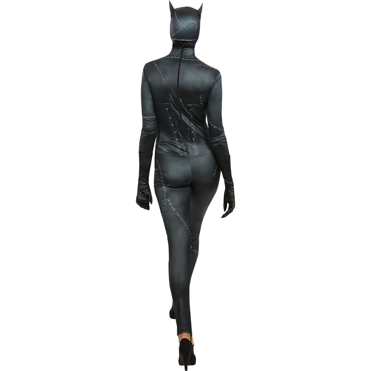 Op deze afbeelding zie je een Kostuums, van het merk Funidelia. Ultra Sexy Klassieke Catwoman Vrouw Kostuum