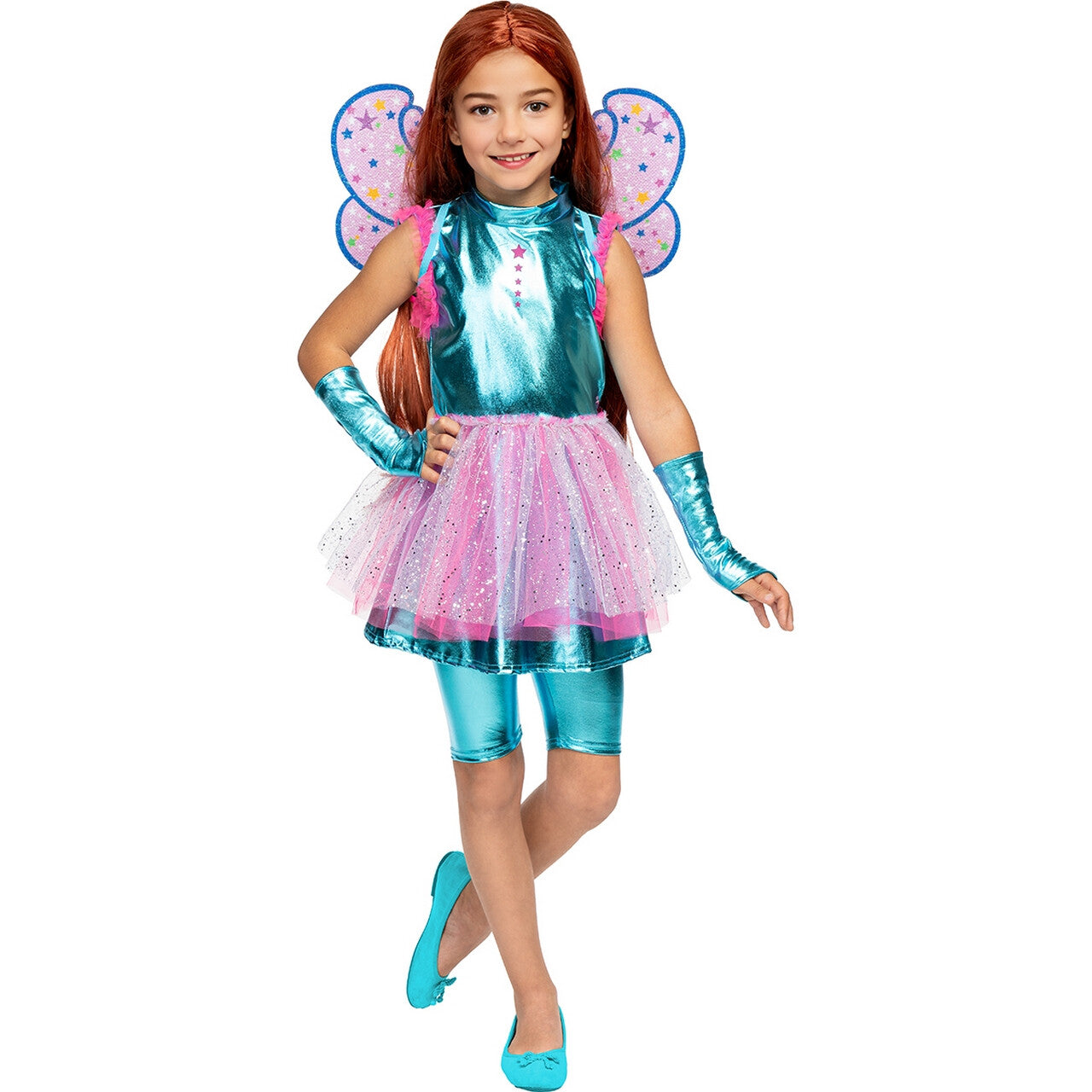 Op deze afbeelding zie je een Kostuums, van het merk Funidelia. Bloom Dress Up Winx Club Meisje