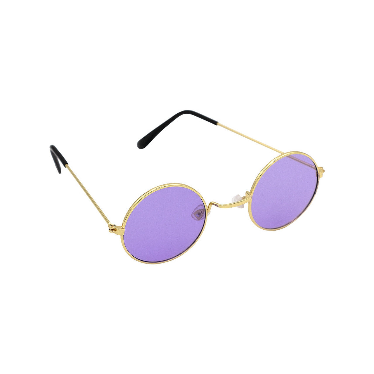 Op deze afbeelding zie je een Accessoires, van het merk Funidelia. Ronde Paarse Hippie Bril Purple Proud