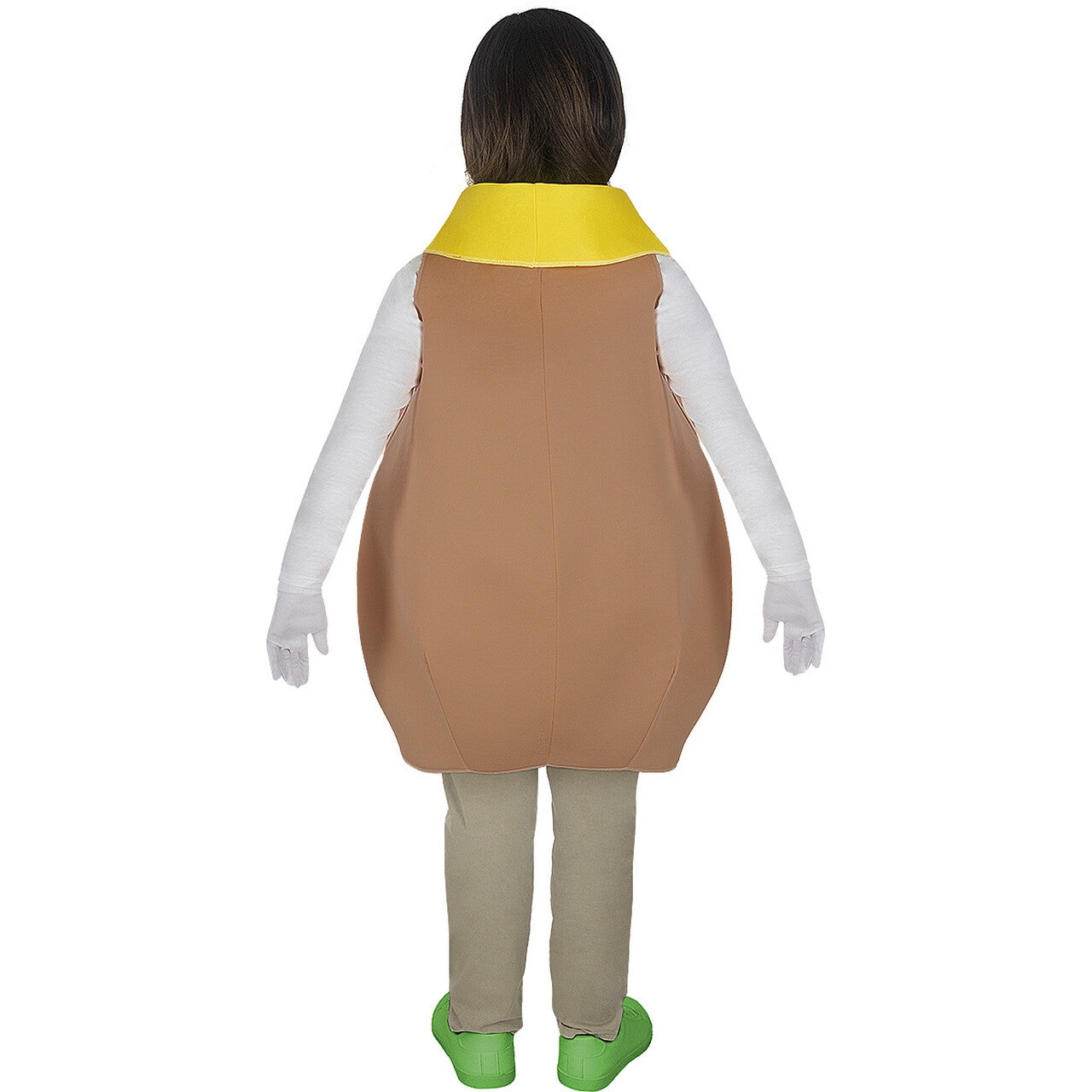 Op deze afbeelding zie je een Kostuums, van het merk Funidelia. Meneer Of Mevrouw Krieltjes Hoofd Kind Kostuum