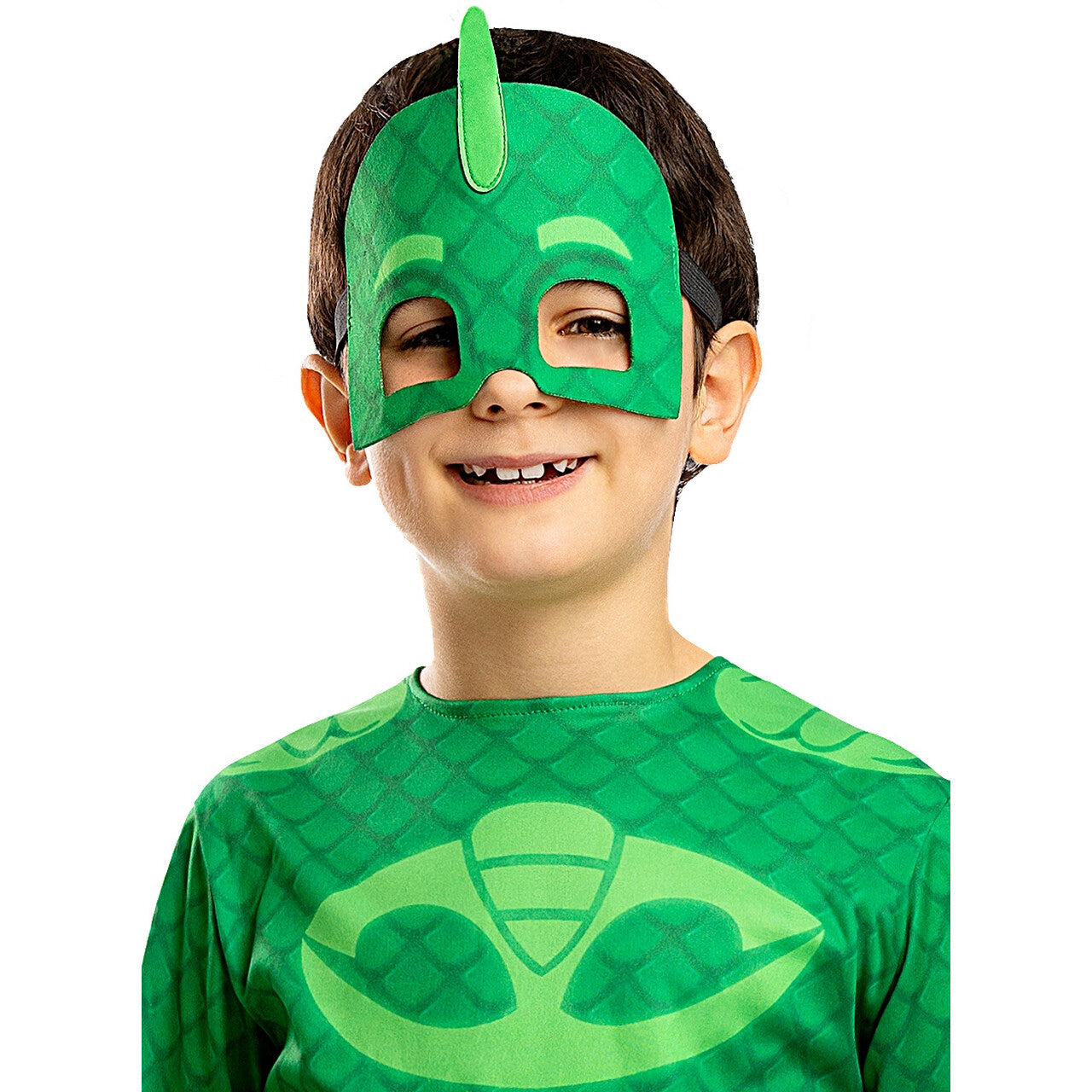Op deze afbeelding zie je een Accessoires, van het merk Funidelia. Gekko Pj Masks Masker Groen