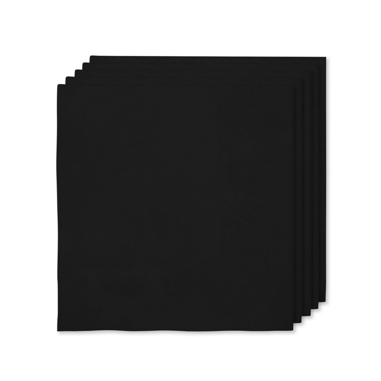 Op deze afbeelding zie je een Decoratie, van het merk Funidelia. Servetten Back To Black 16 Stuks 33x33 Centimeter