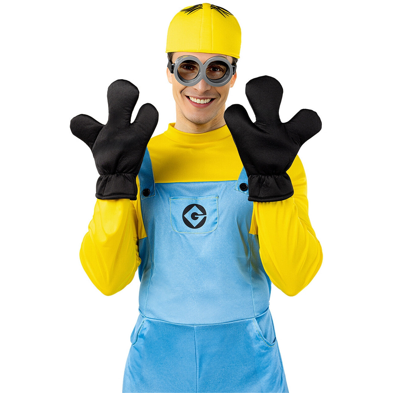 Op deze afbeelding zie je een Accessoires, van het merk Funidelia. Minions Drievingerige Handschoenen Zwart