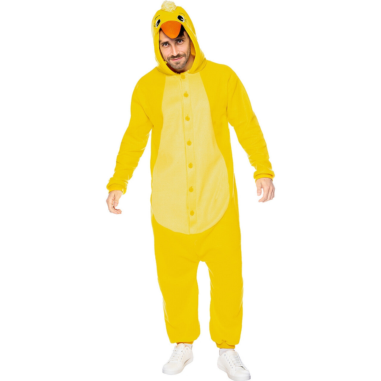 Op deze afbeelding zie je een Kostuums, van het merk Funidelia. Piepschattig Geel Kuiken Kostuum