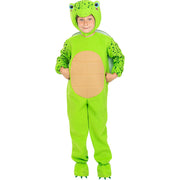 Op deze afbeelding zie je een Kostuums, van het merk Funidelia. Groene Schildpad Onesie Kind Kostuum