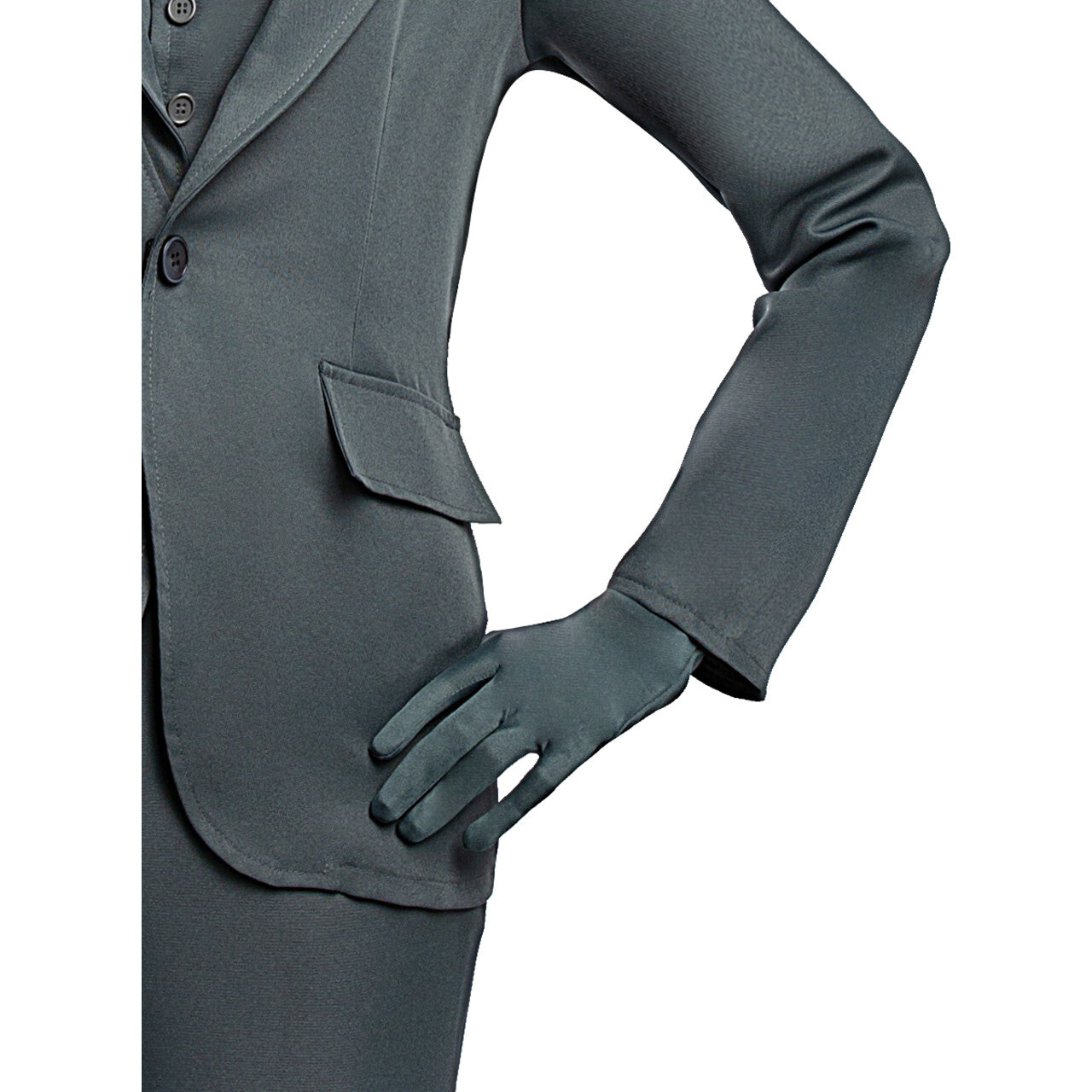 Op deze afbeelding zie je een Accessoires, van het merk Funidelia. Polly Gray Accessoire Set Jaren 20 Peaky Blinders