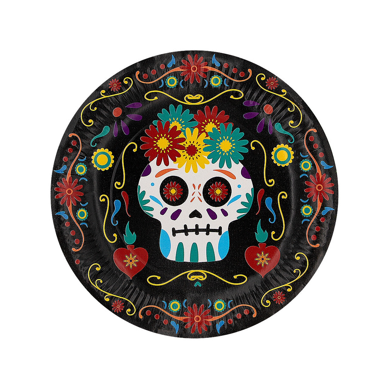 Op deze afbeelding zie je een Decoratie, van het merk Funidelia. Day Of The Dead Catrina Borden 8 Stuks