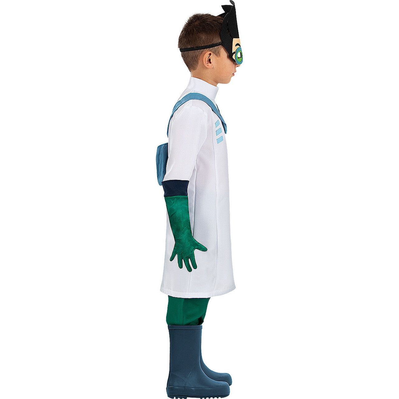 Op deze afbeelding zie je een Kostuums, van het merk Funidelia. Romeo Pj Masks Kwaadaardige Wetenschapper Jongen Kostuum