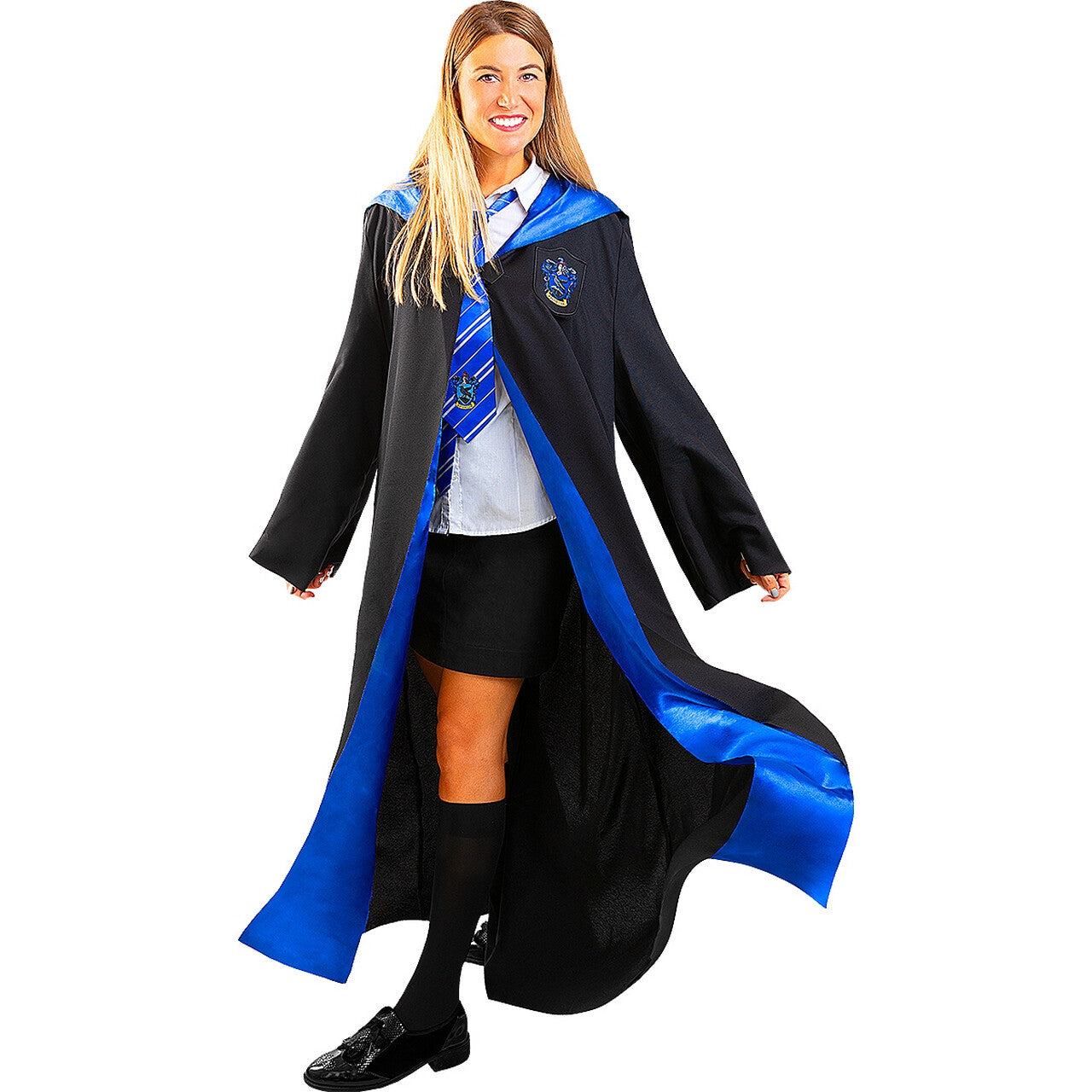 Op deze afbeelding zie je een Kostuums, van het merk Funidelia. Harry Potter Ravenclaw Original Cape Kostuum